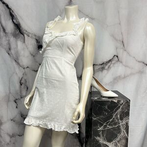 BB Dakota white eyelet dress